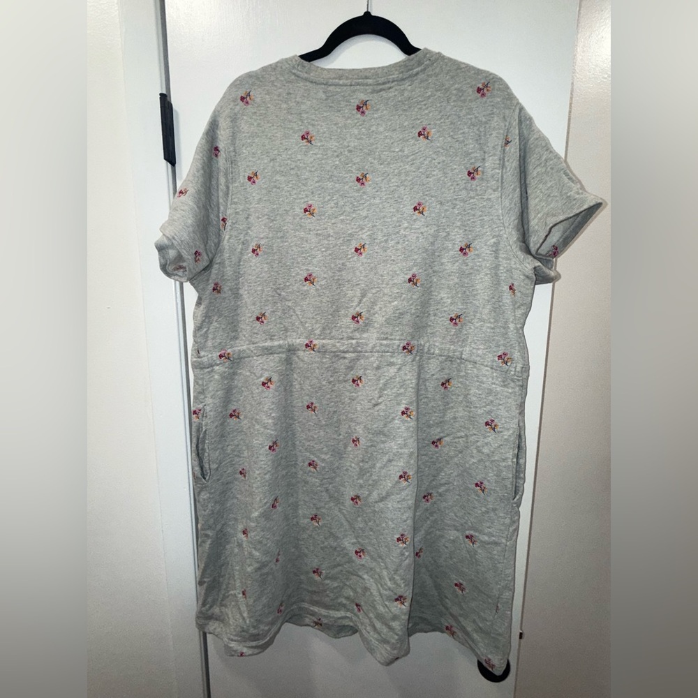 Draper James Floral Heather Gray Dress - Picture 4 of 5